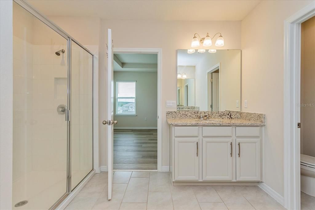 Primary Bath with Two Vanities