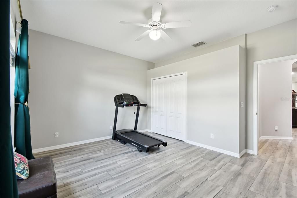 complete built-in closet