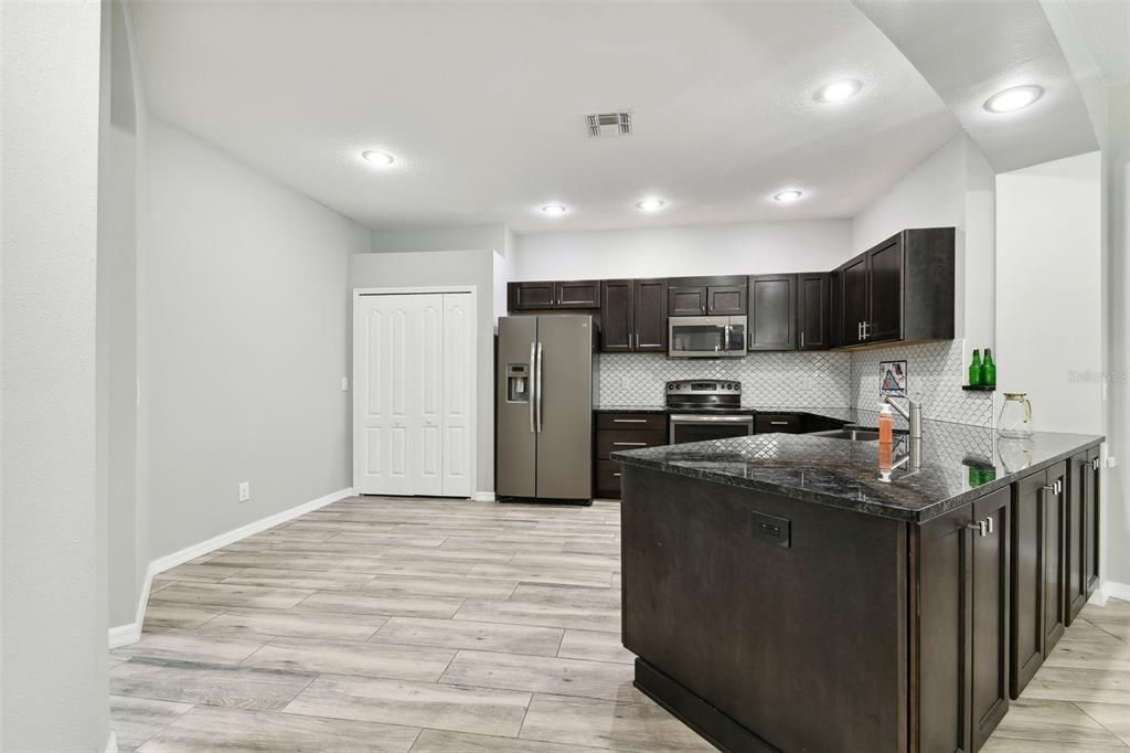 completely remodeled kitchen