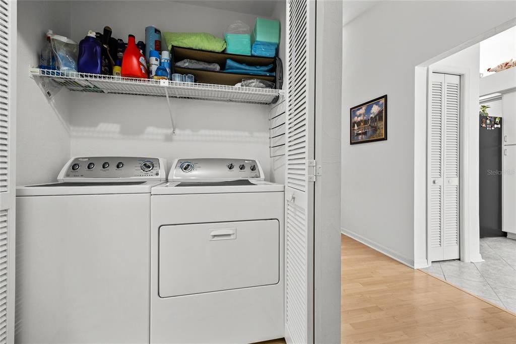 Laundry closet