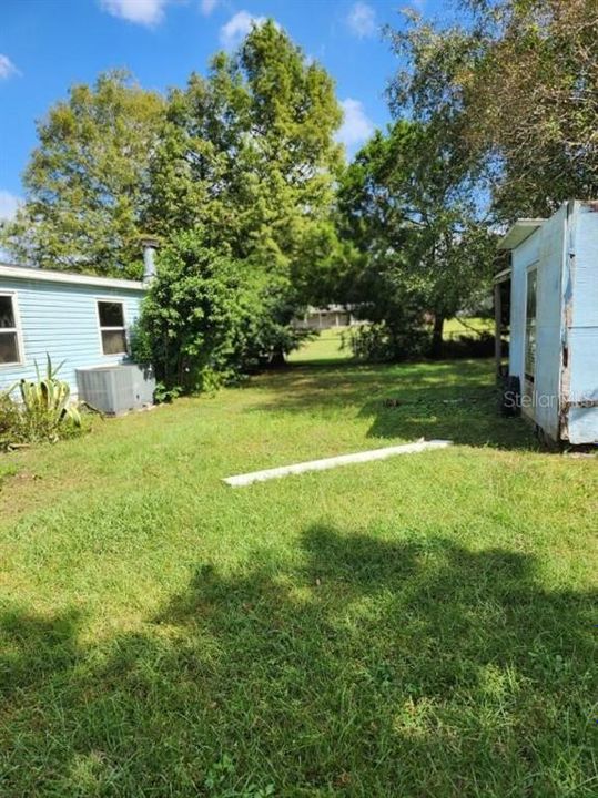 There is a shed in the back that will probably need to be torn down