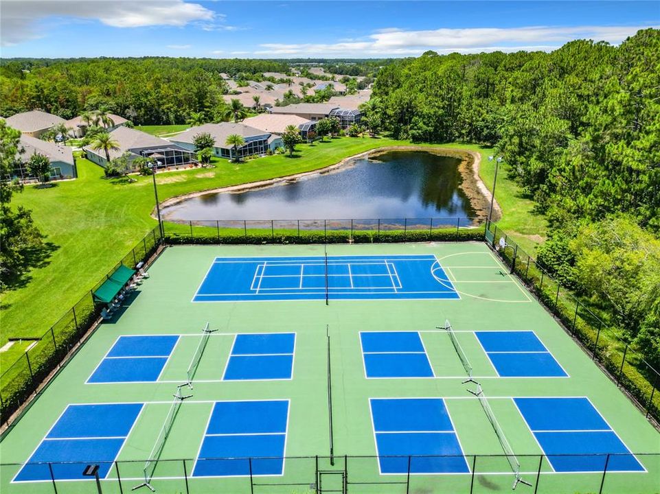 pristine tennis courts