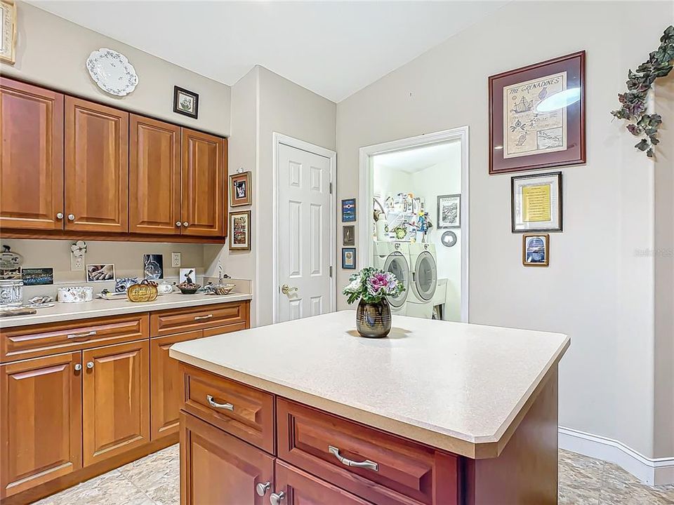 door to the laundry room