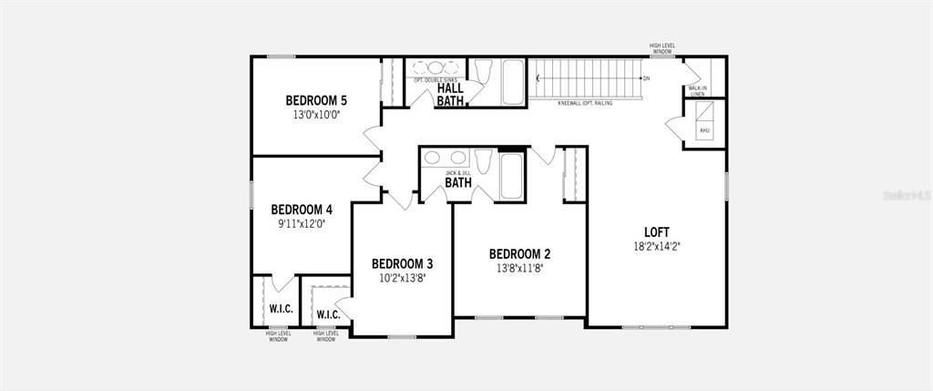 Sarasota Floorplan - Second Floor