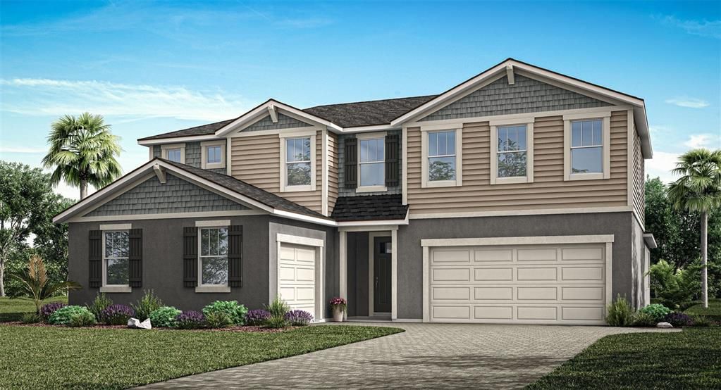 Architect's Rendering - Craftsman Elevation