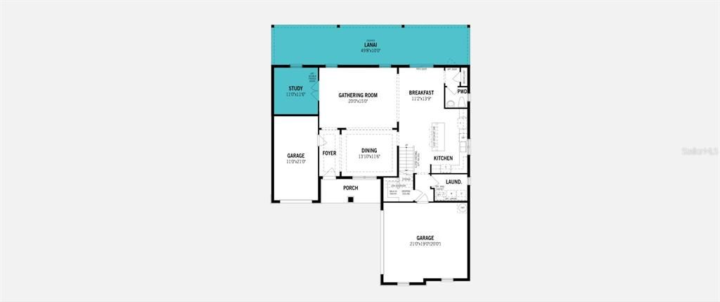 Pensacola Floorplan - First Floor