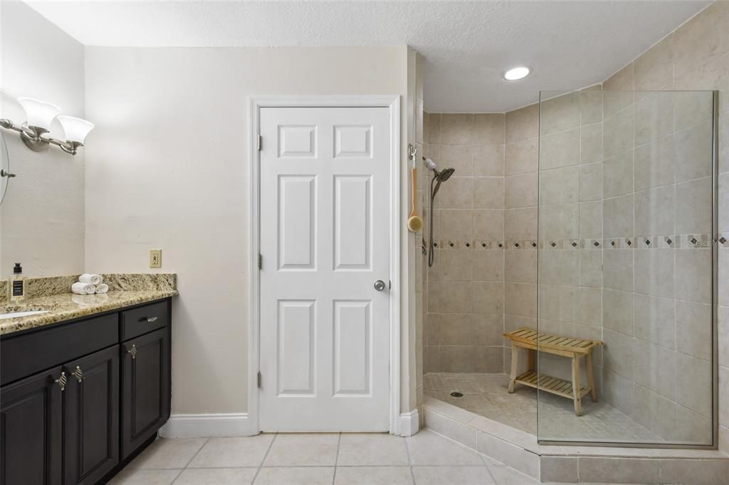 En suite bathroom for primary bedroom.