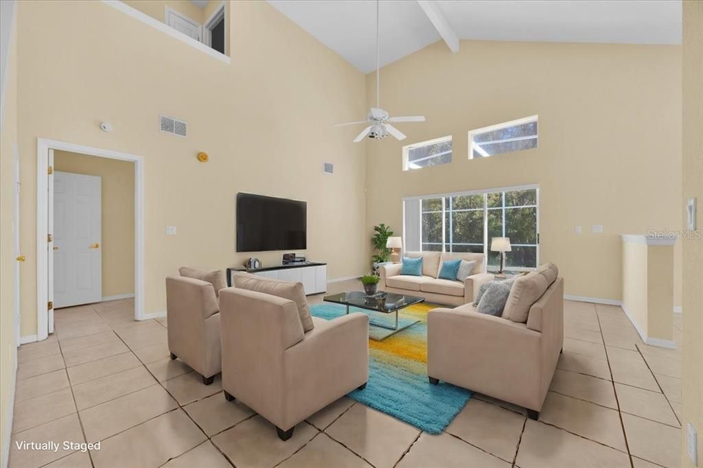 Digitally enhanced family room