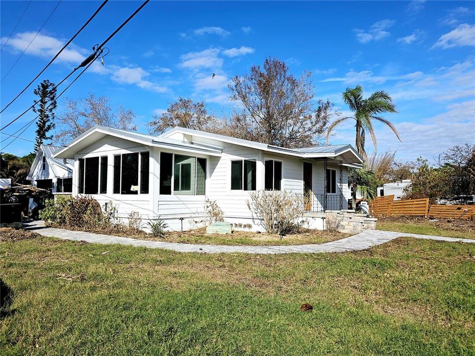 Front of cottage