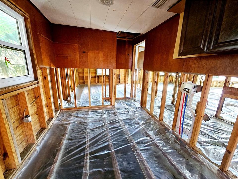 Laundry room  & storage area