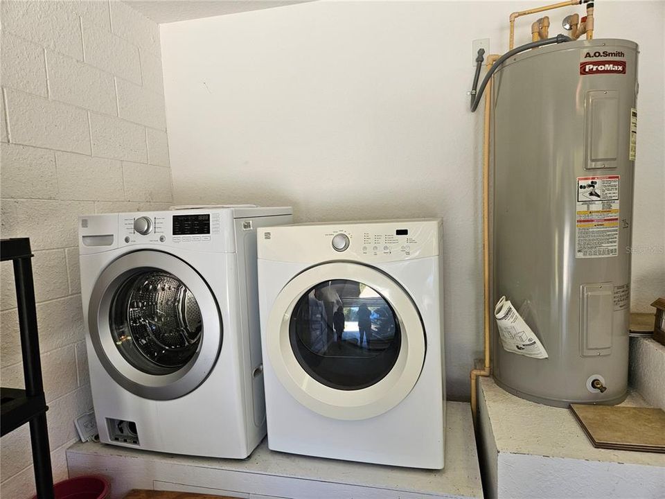 washer and dryer