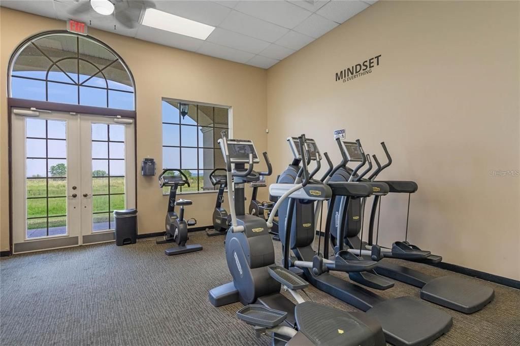 Fitness Center with Free Weights & Instructors