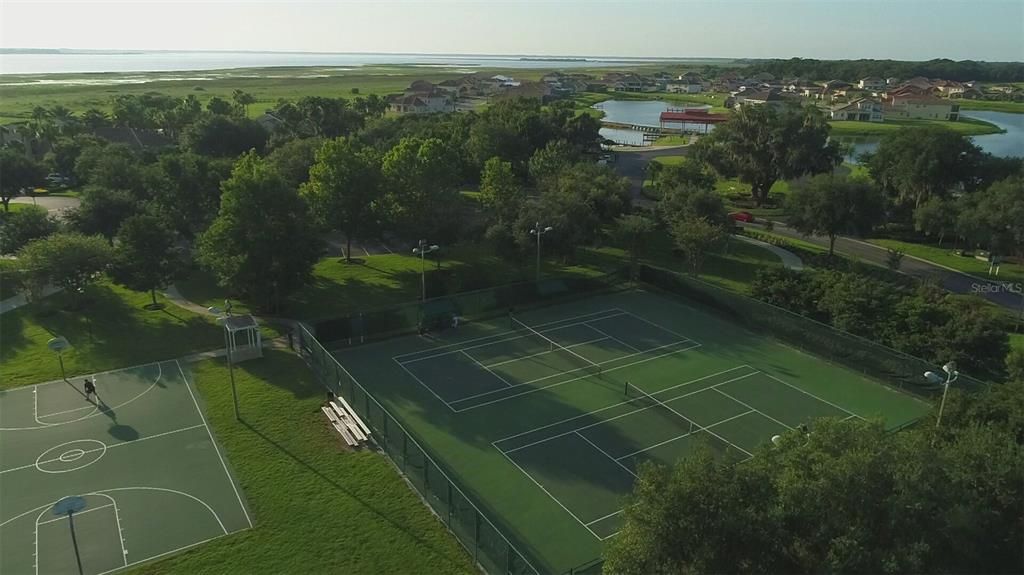 Tennis and basket-ball Courts