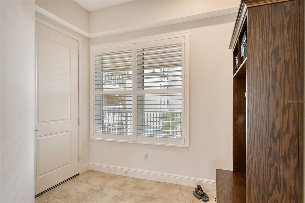 Front door and foyer.