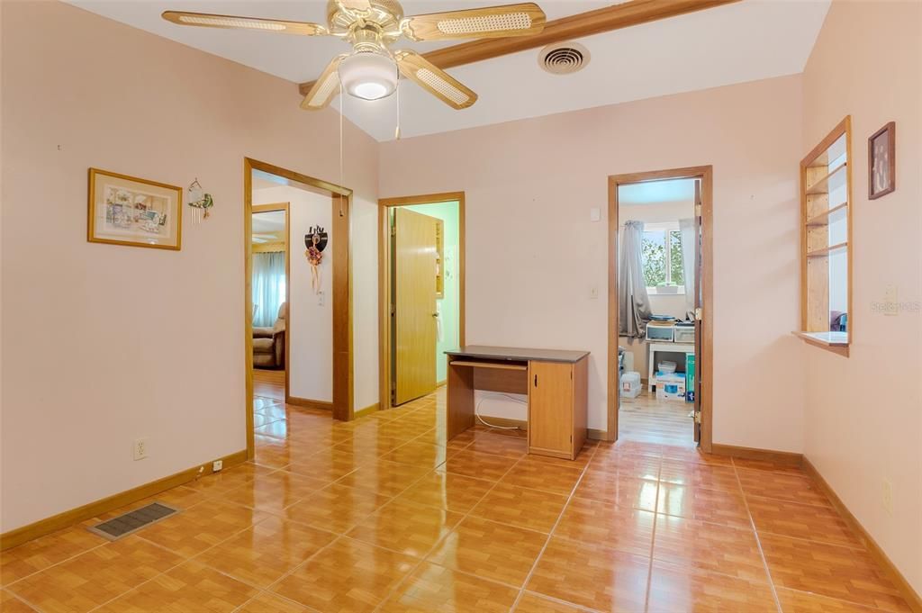 Dining Room with view of walk in pantry