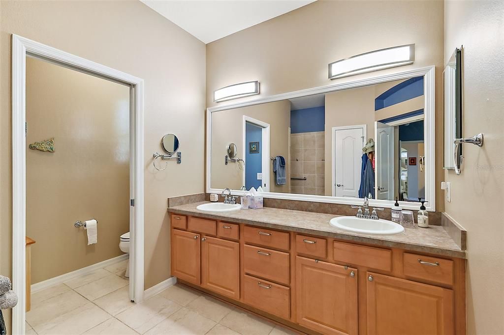 Double Sinks in Primary Bathroom