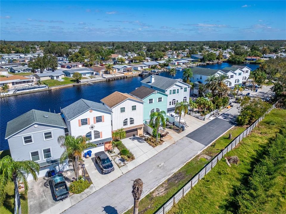 Drone view of Townhouse