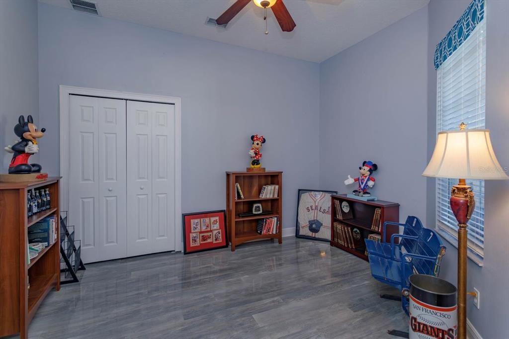 Bedroom 4 features new vinyl wood floors