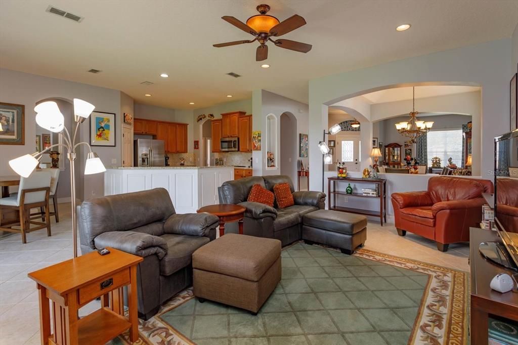 Popular open floorplan