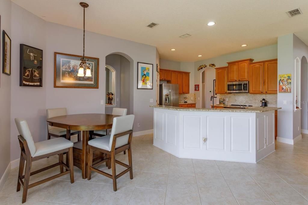 Breakfast Nook and Kitchen