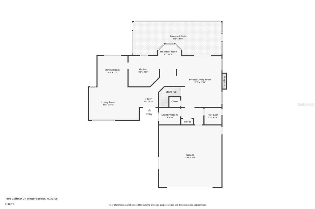 На продажу: $509,900 (4 спален, 2 ванн, 2284 Квадратных фут)