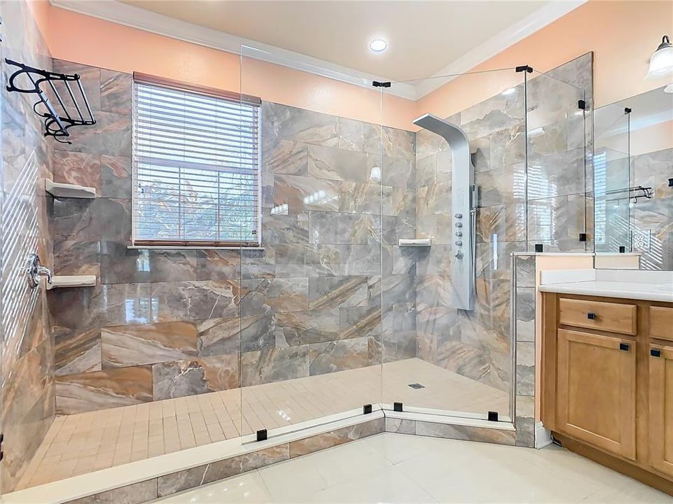 Upgraded Walk-in Shower