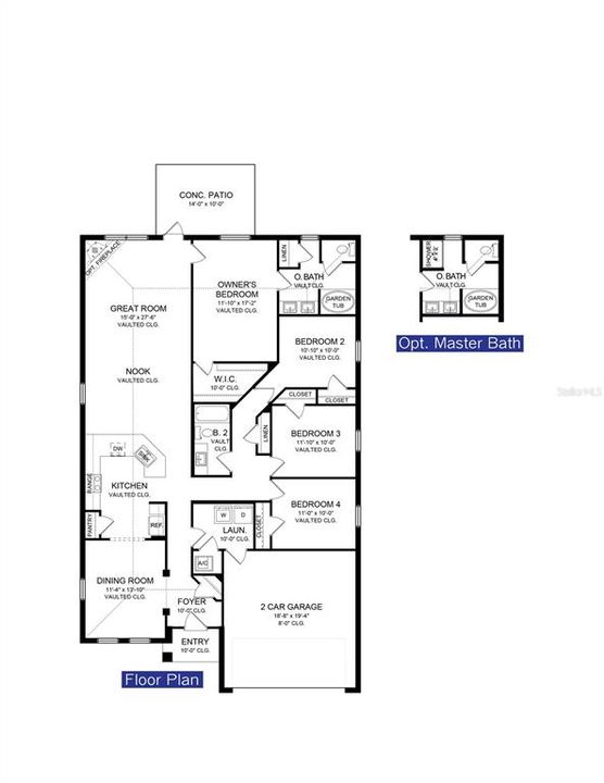 Active With Contract: $310,250 (4 beds, 2 baths, 2020 Square Feet)