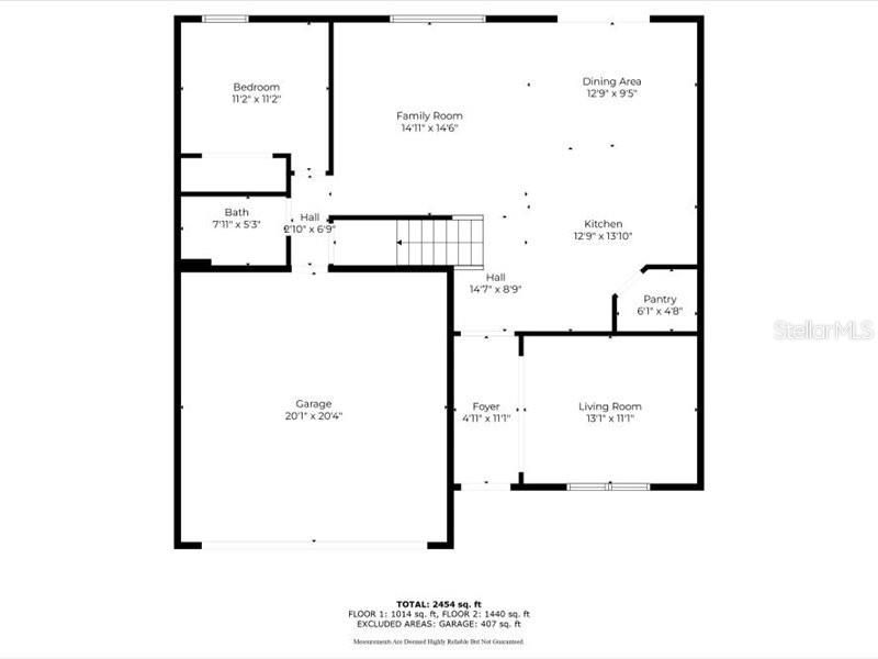 Floor plan second floor