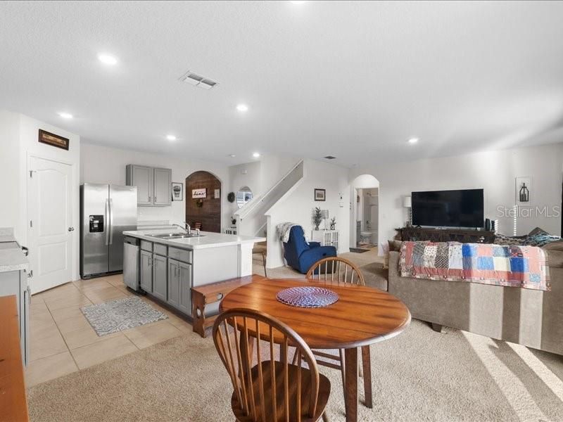 Kitchen/ Dining Room/ Living Room combo