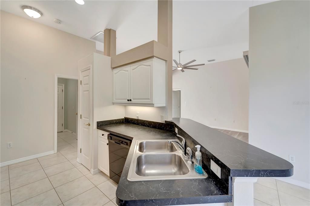 Breakfast Bar in Kitchen