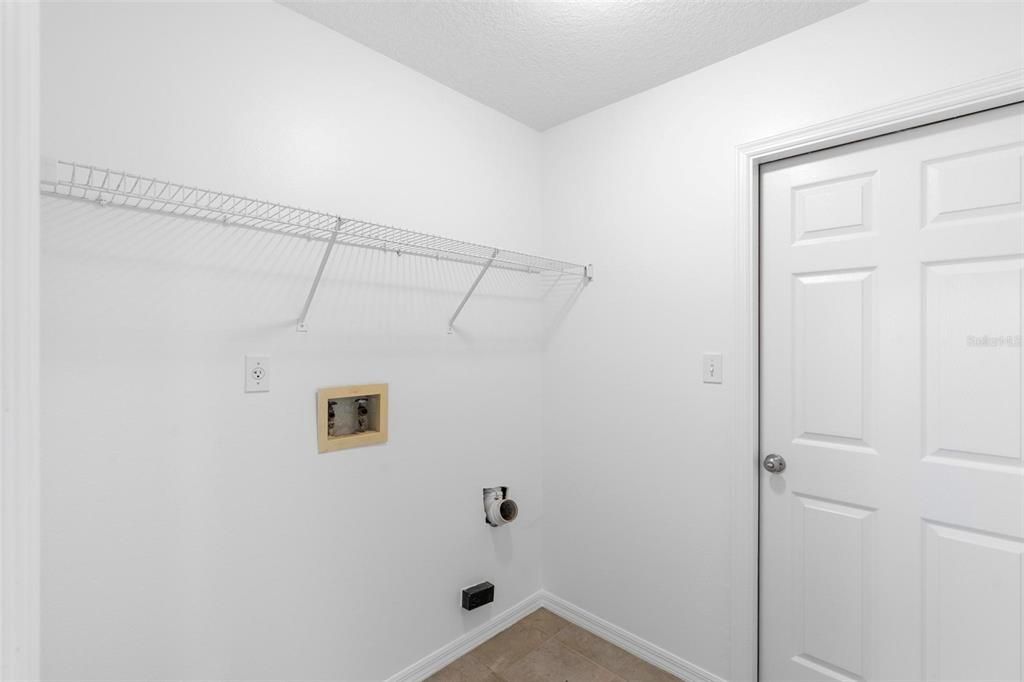 Indoor Laundry room