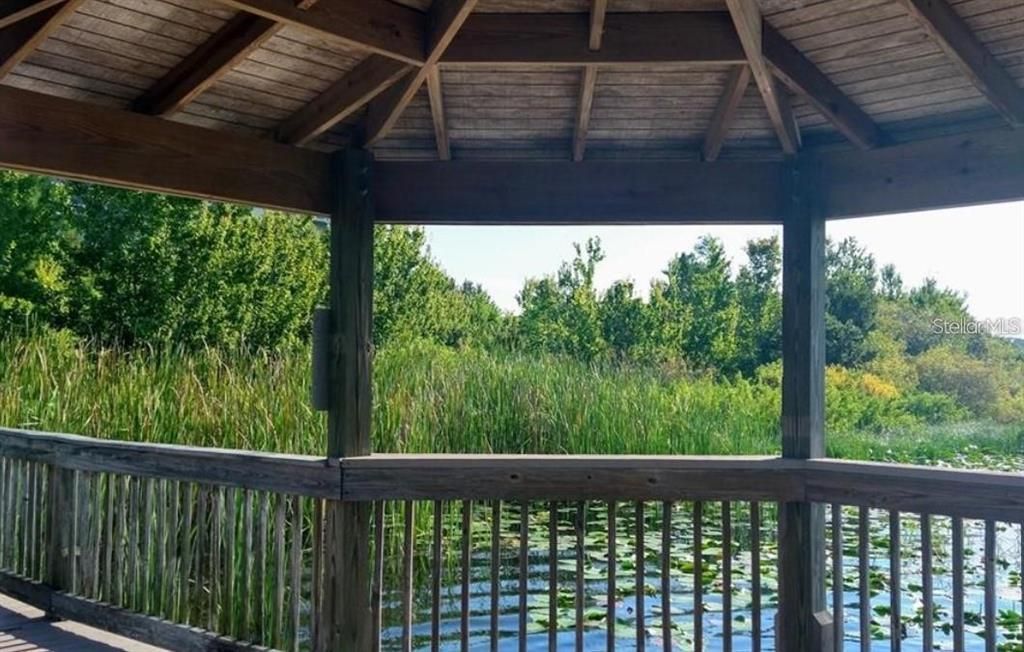 Gazebo fishing pier