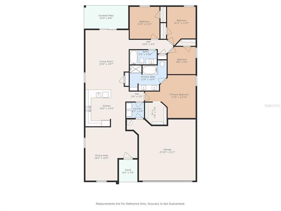 Floor plans are for illustration only; they are not a substitute for architectural floor plans. Measurements are approximate.