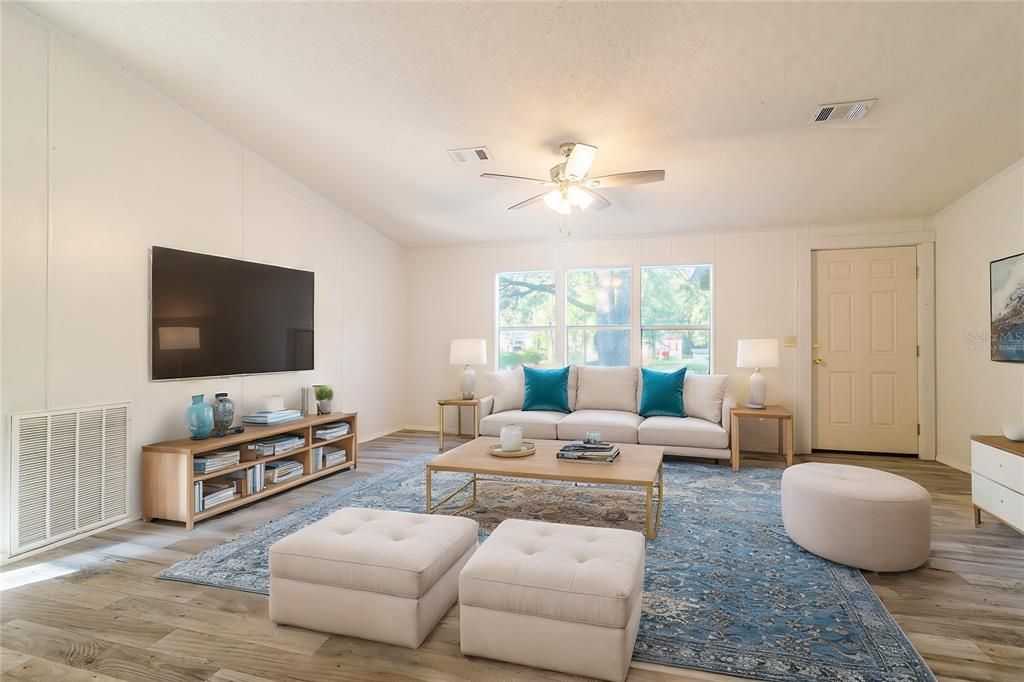 Virtually Staged- Living Room