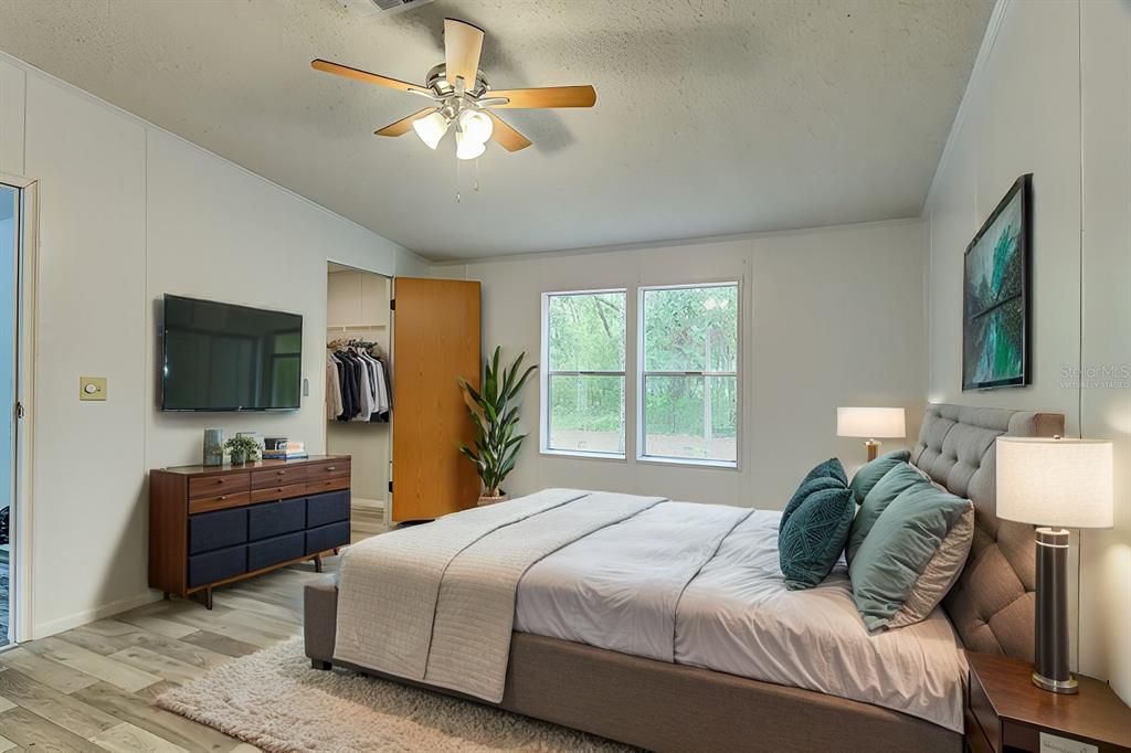 Virtually Staged - Master Bedroom