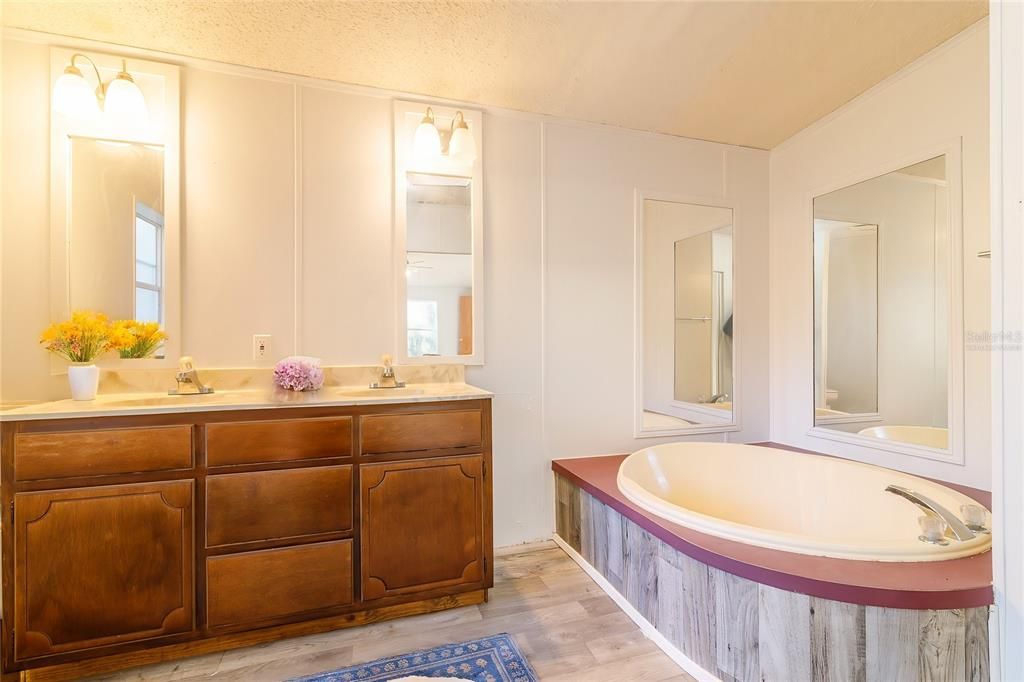 Virtually Staged- Master Bathroom