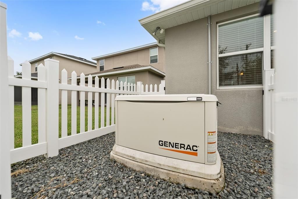 Backyard Generac