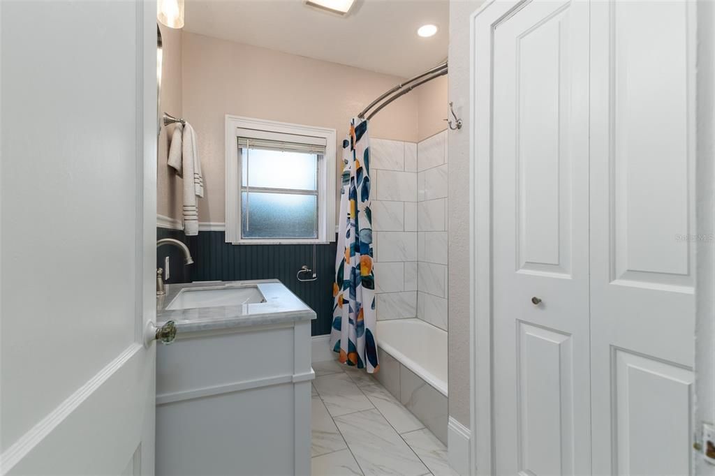 Primary Bath with Tub/Shower combo