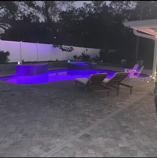 Pool Lighting Can be Changed to Any Color Imaginable