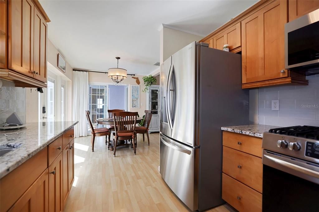 Kitchen - Granite Counters and Stainless-Steel