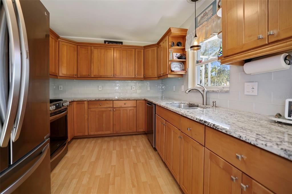 Kitchen - Granite Counters and Stainless-Steel