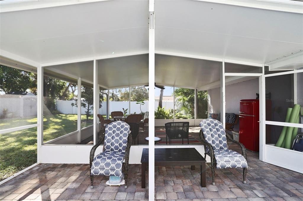 The afternoon spot to relax overlooking the pool