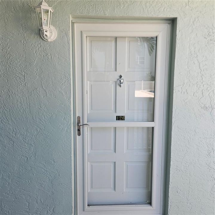 Front Door with Larsen Storm Door