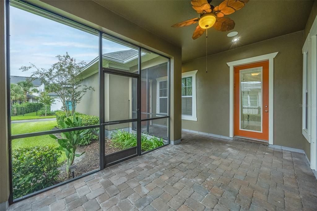 Walkway to garage