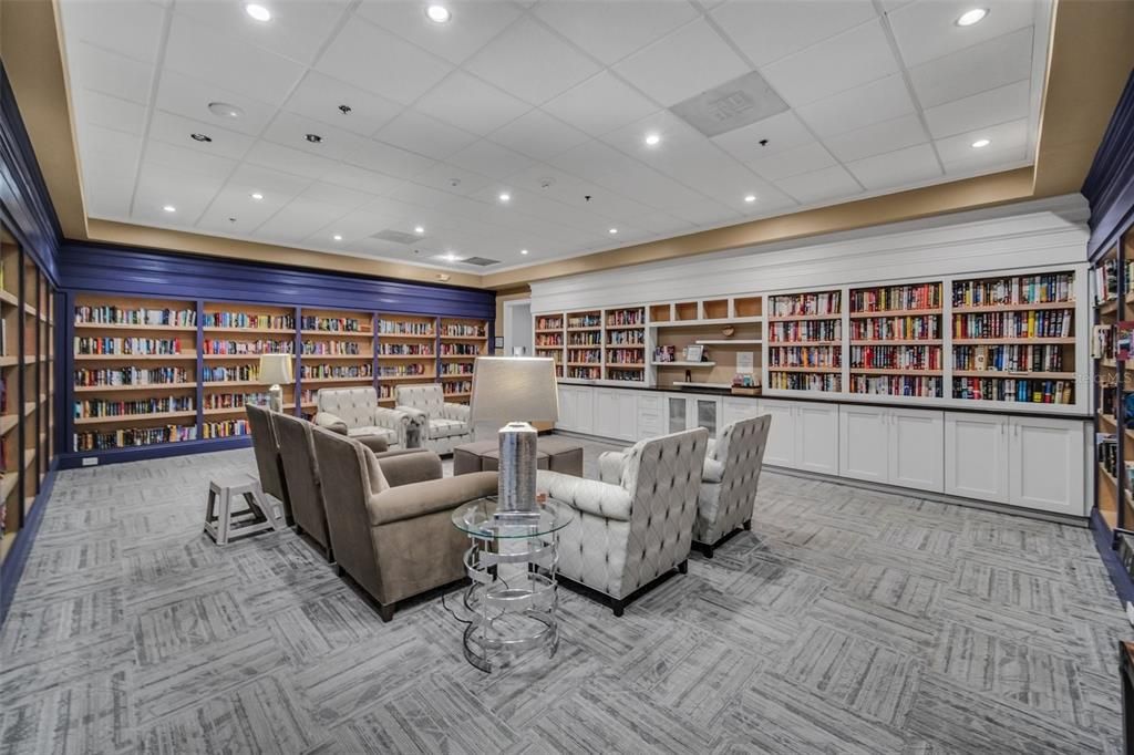 Library in east wing