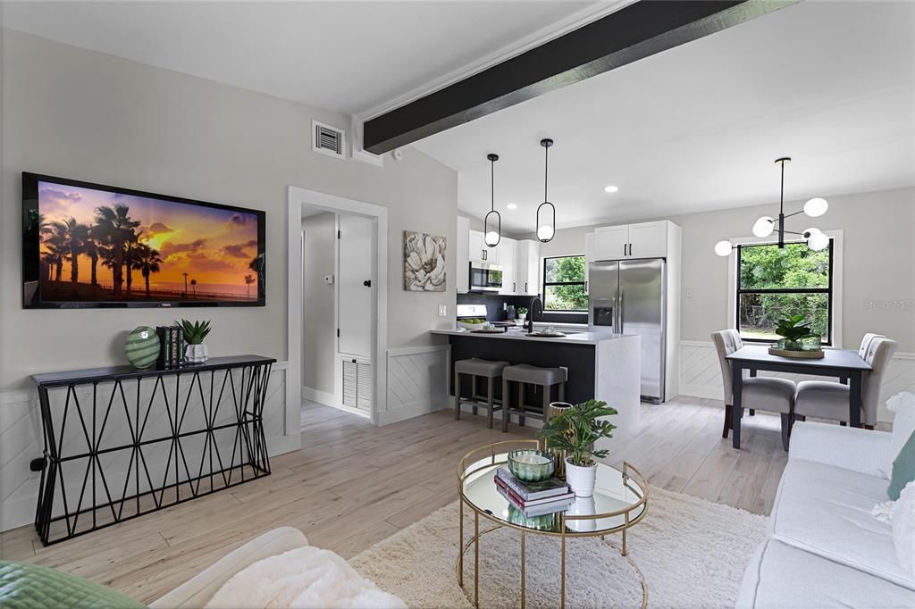 Living Room and Kitchen