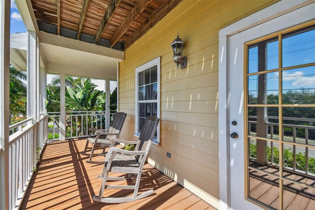 The porch from the Family Room