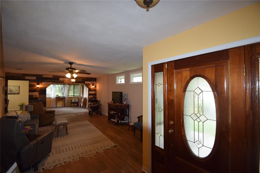 Living Room with bonus room in the back