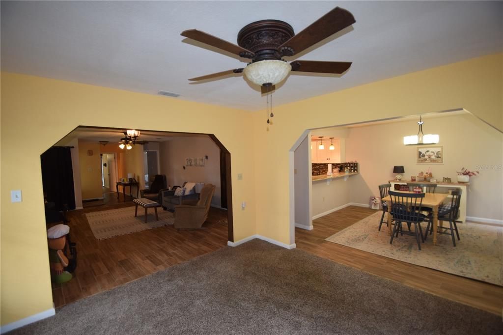 Bonus Room with view into Living Room and Dining Room