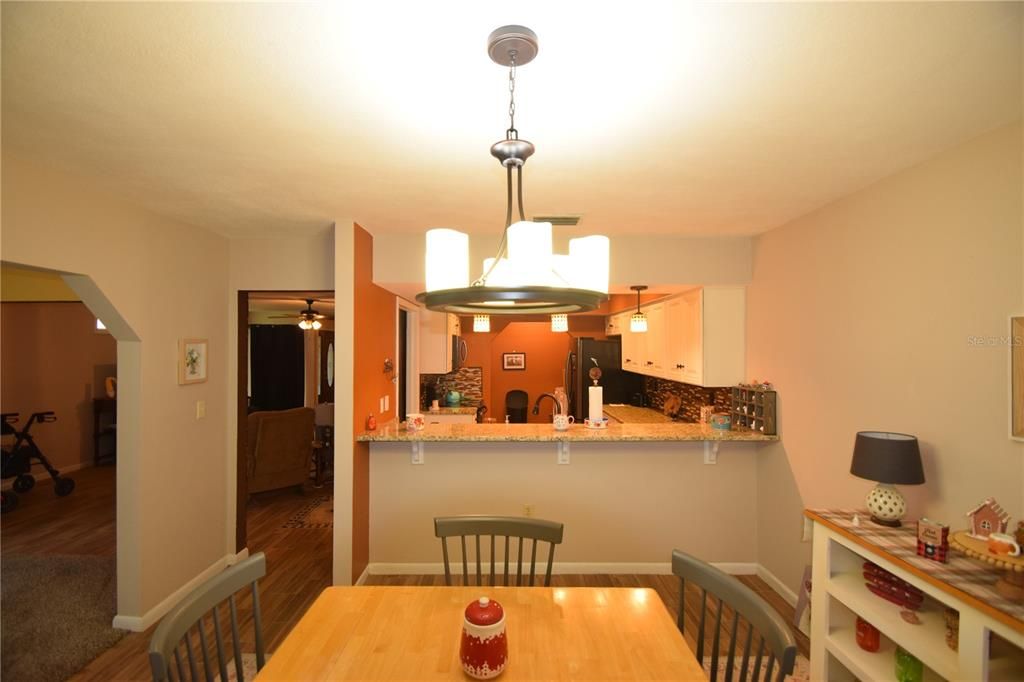 Dining Room looking in Kitchen